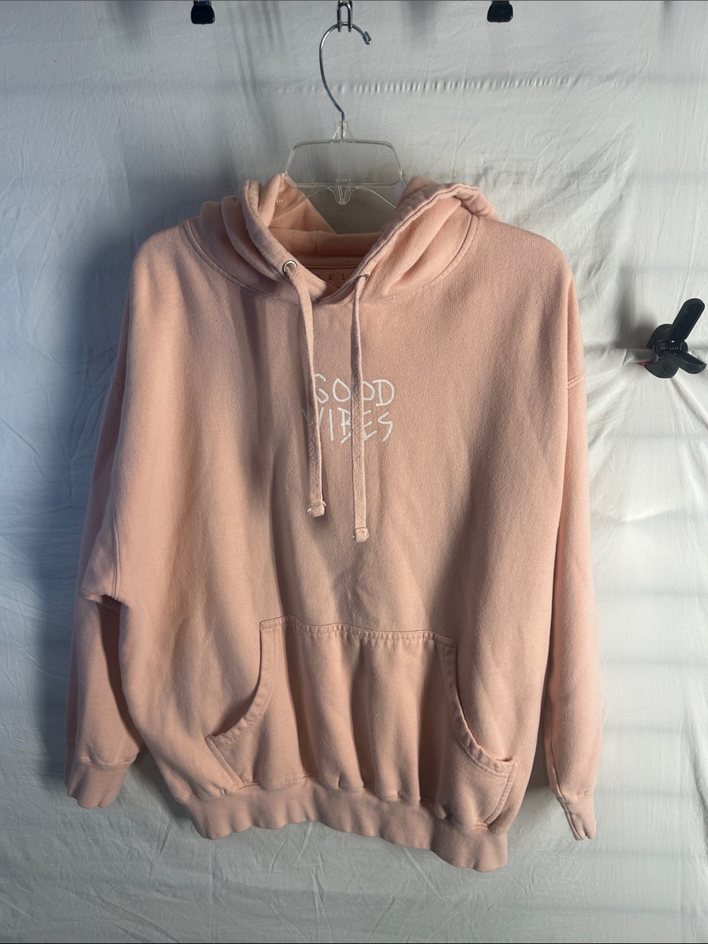rebels Pastel Pink Good Vibes Hoodie